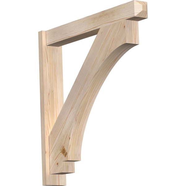 Ekena Millwork Imperial Smooth Craftsman Outlooker, Douglas Fir, 5 1/2"W x 36"D x 36"H OUT06X36X36IMP04SDF - main